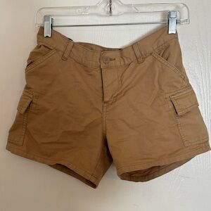 Brandy Melville Tan Cargo Shorts with Classic Design